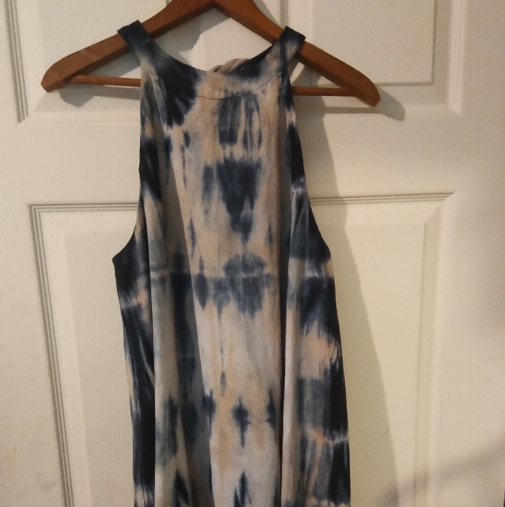 Moon river tie dye dress med